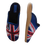 Miniaturbild: ALBEROLA HAUSSCHUH / PANTOFFEL HELLE SOHLE AC3182 HERREN FLAGGE ENGLAND