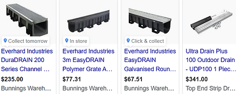 grate drains Rockingham