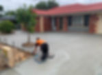 Plain Concrete Driveway