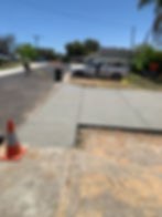 Plain Concrete Driveway