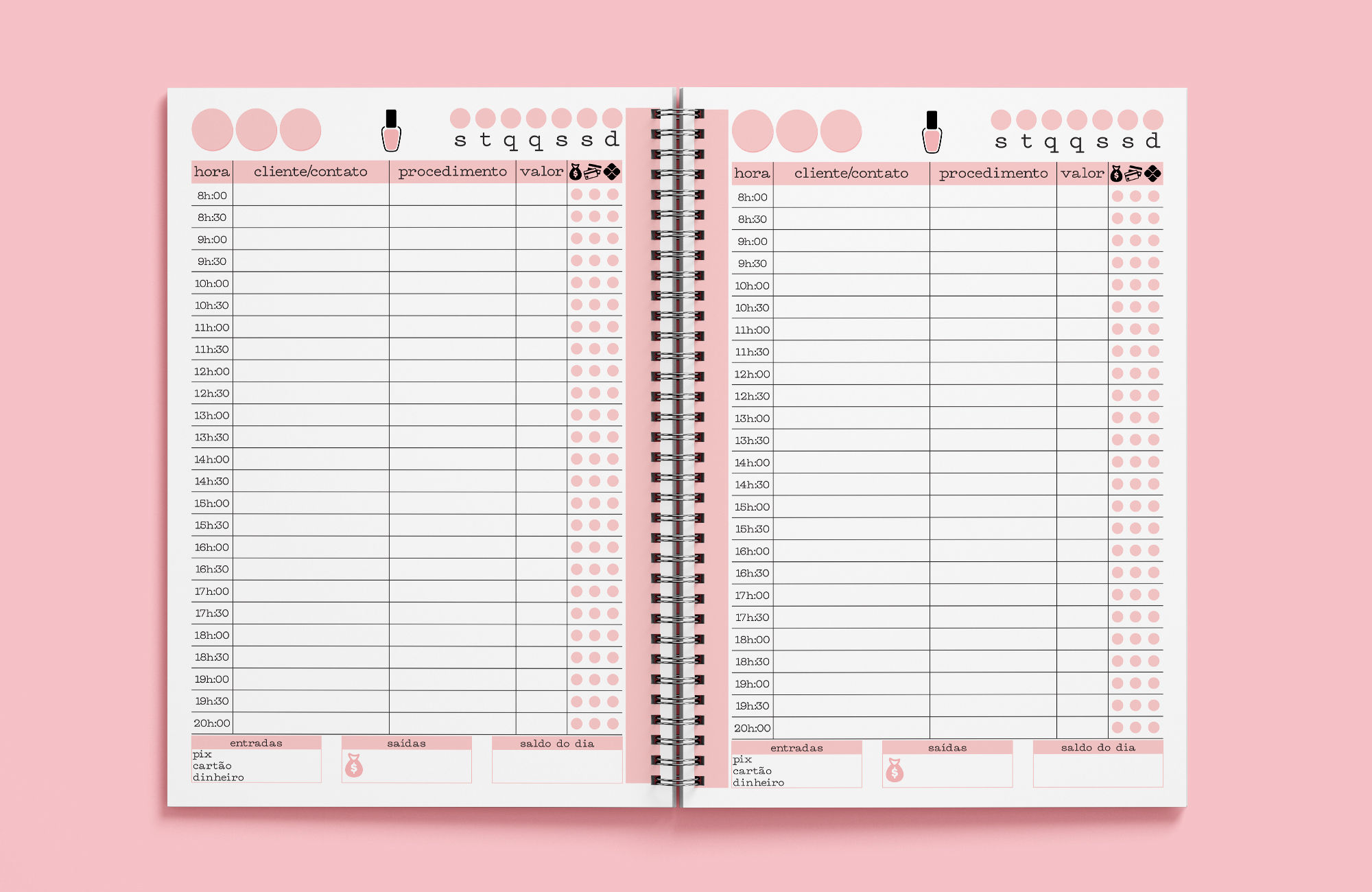 Agendamento Manicure Delicado - Miolo Digital