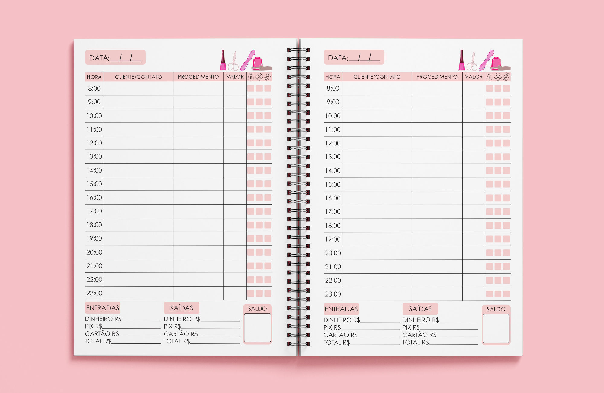 Agendamento Manicure - Miolo Digital