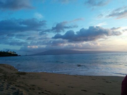 Maui beach scene