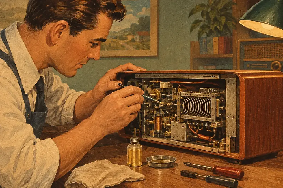 How to Lubricate a Radio Tuner Without Damage