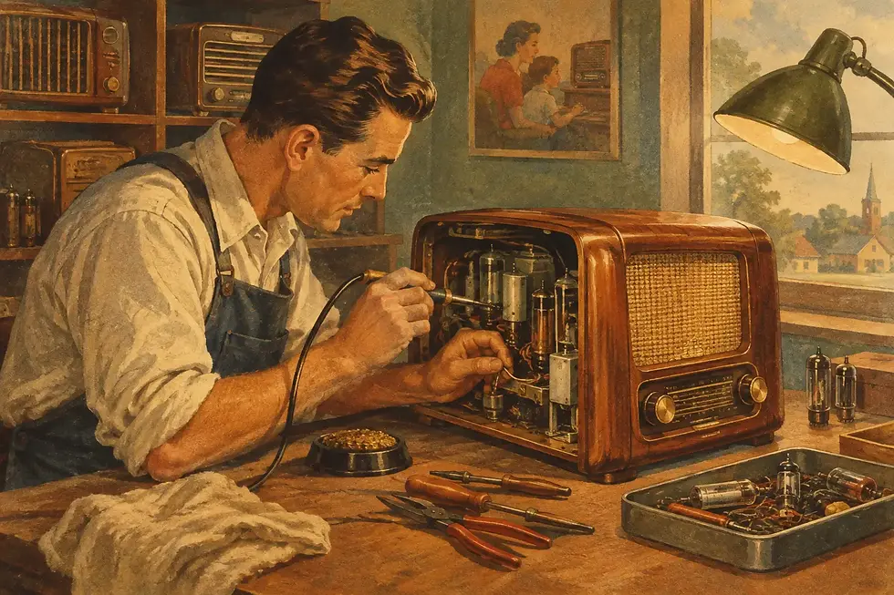 Breadboard Radio Repair Service That Preserves History