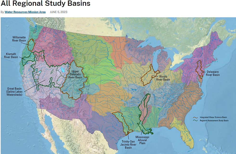 US GS WAter regions