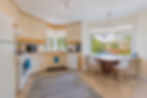Modern kitchen interior shot by a real estate photographer