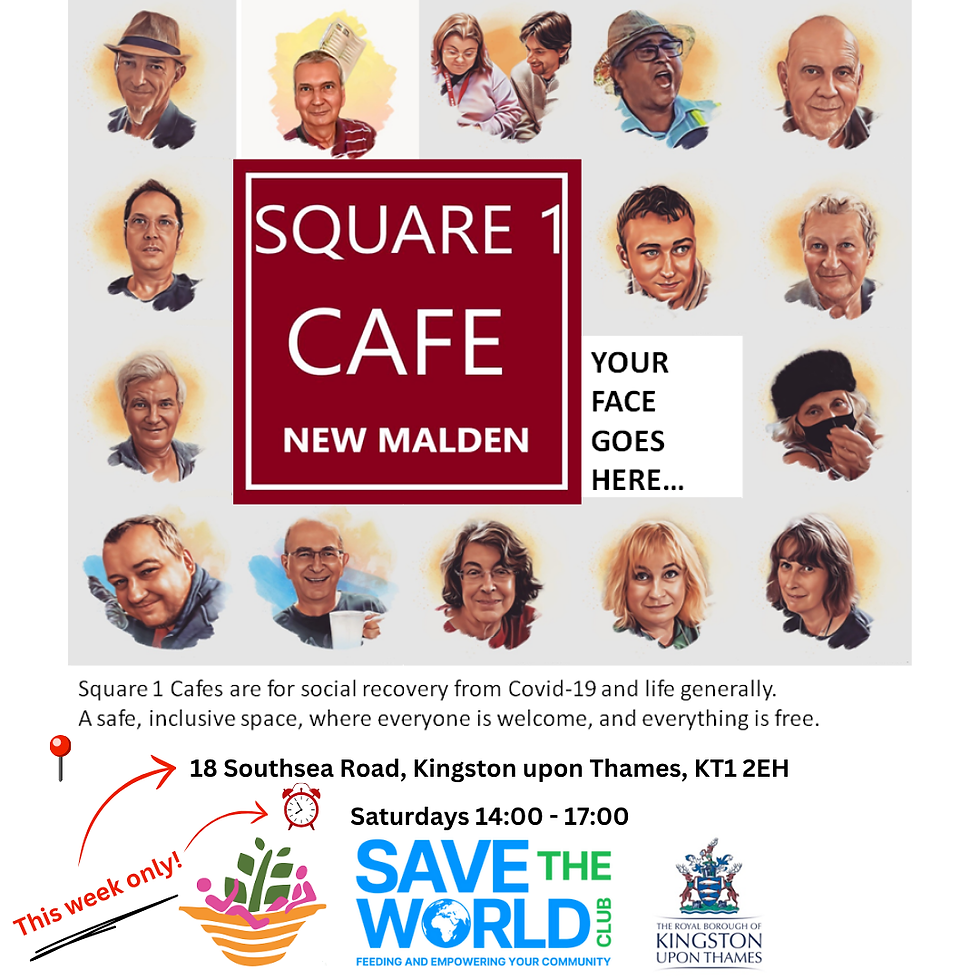 Square 1 Cafe New Malden - Kingston one off