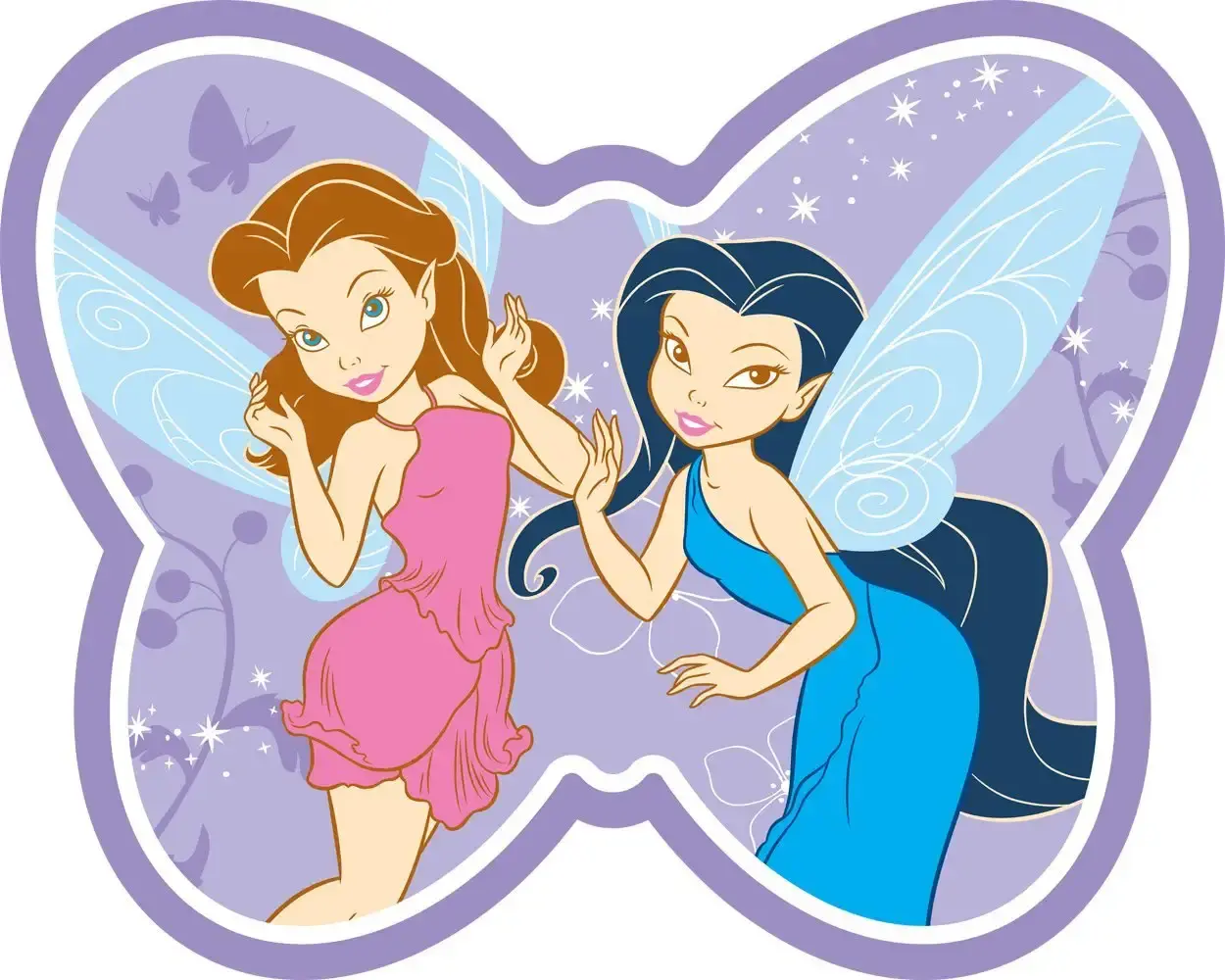 Disney Fairies Fairy Sparkles Shaped Rug Christmas gift