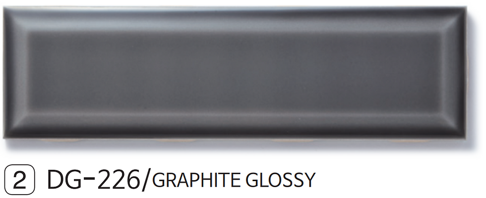 Bevel DG-226 Graphite Glossy, Size:69x240mm (2boxes)