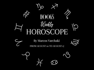 Horóscopo Hooks Magazine de 10/08 a 17/08/2025