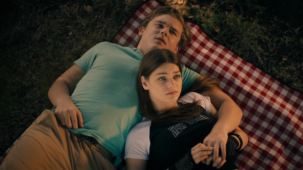 Sean Ryan Fox and Catharine Daddario in The Midway Point.