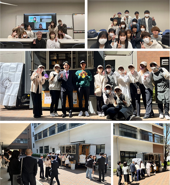 実学教育実践中(近畿だ学・入学式)