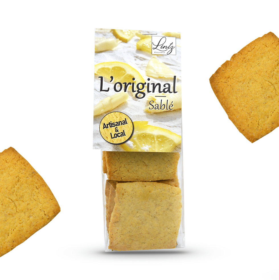 Miniature : Biscuits Sablés LINTZ - 155g Cookies, Citron, Amande, Epeautre