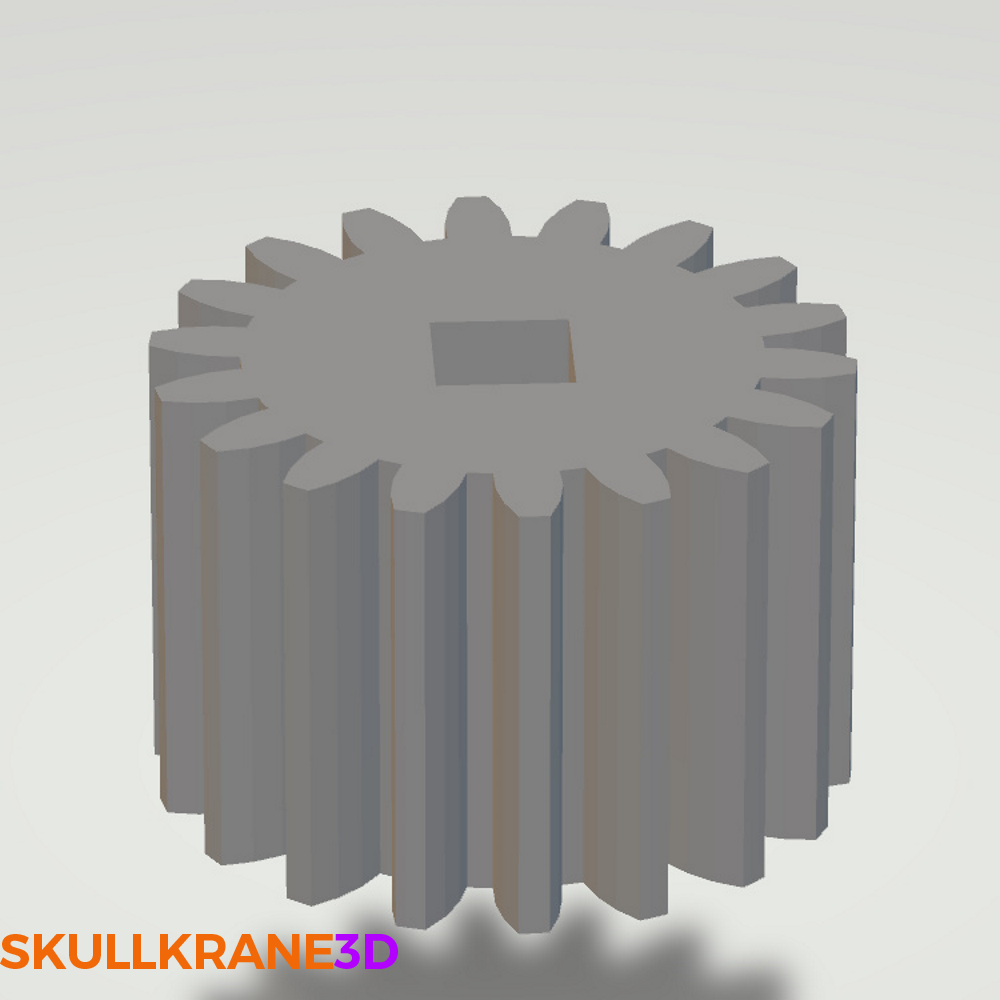 Rosemary Zombie Girl 18T Square-Shaft Gear