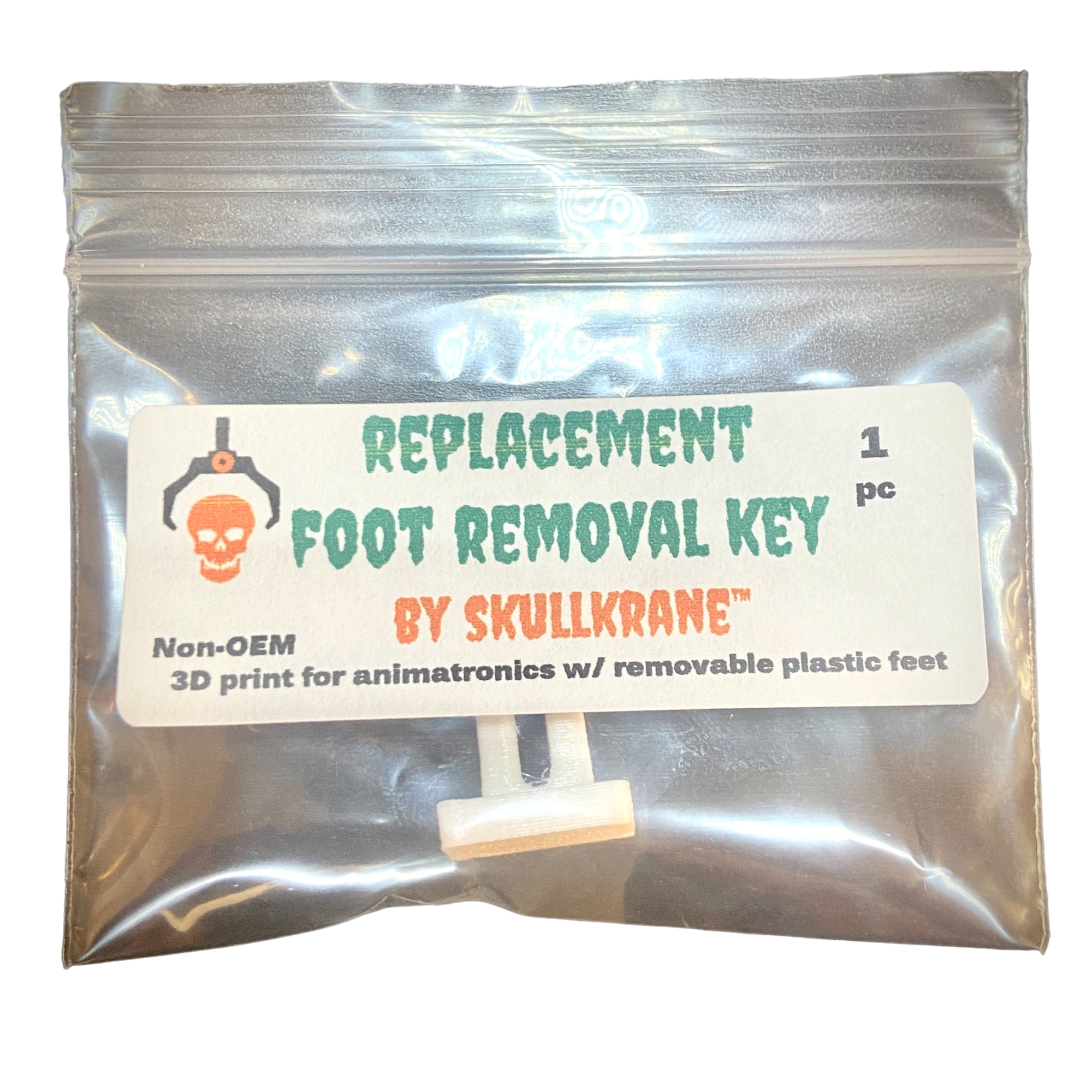 Replacement Foot Removal Key