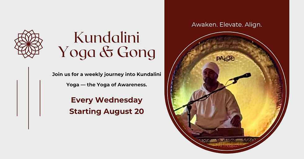 Kundalini Yoga & Gong with Josh
