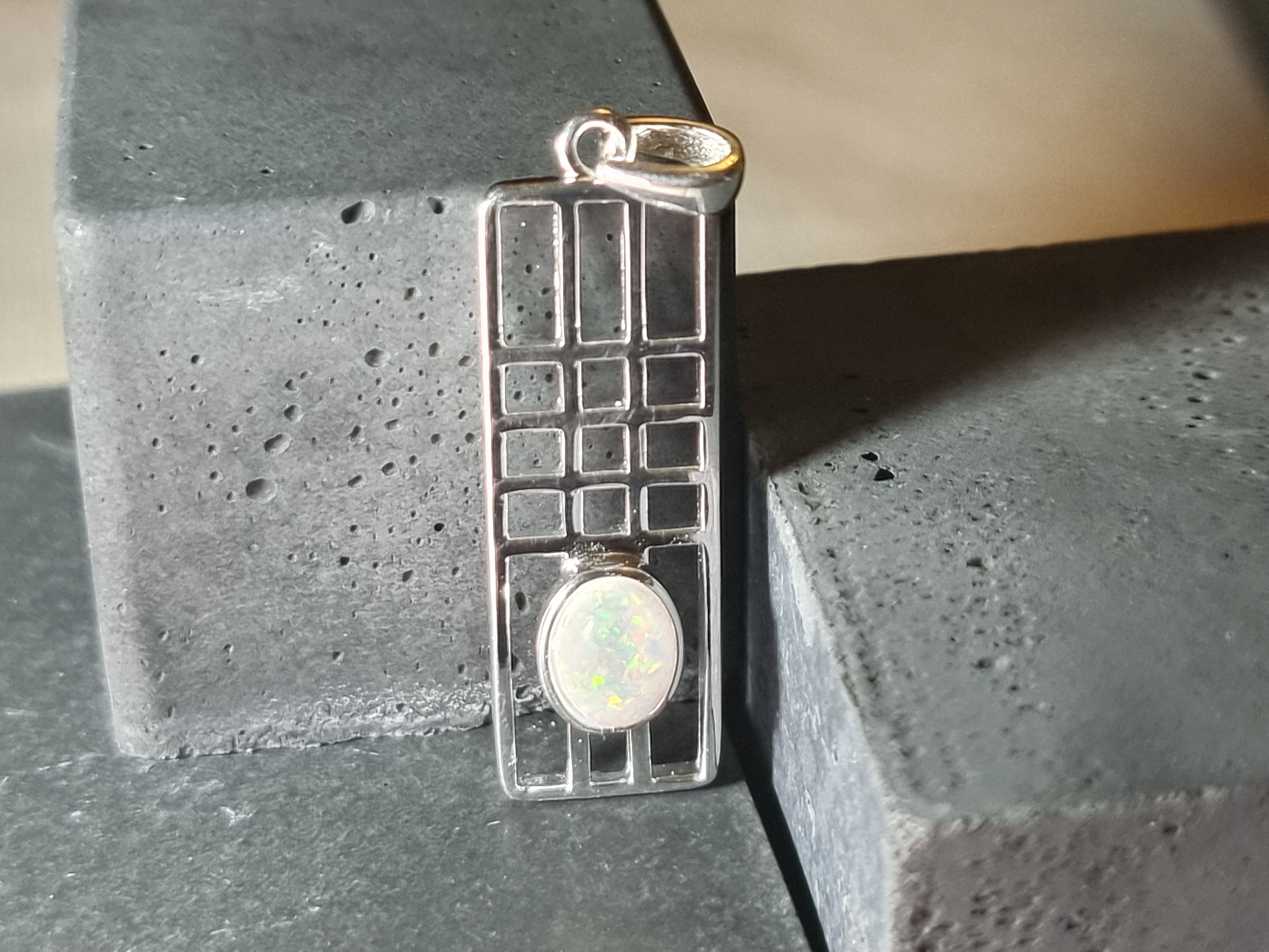 Charles Rennie Mackintosh-Inspired Memorial Necklace