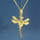 Thumbnail: Sterling Silver Dragonfly Memorial Pendant Necklace