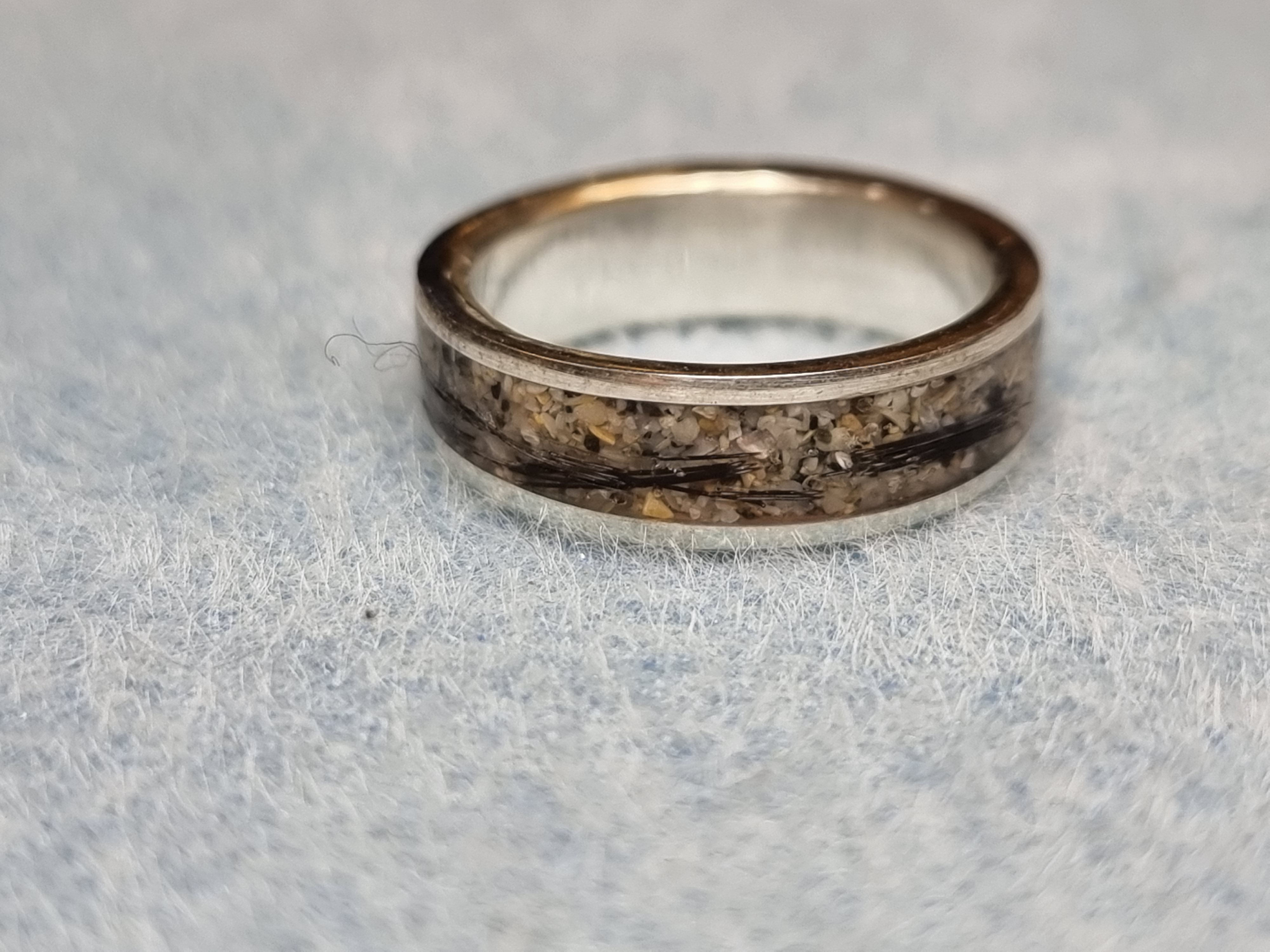 6mm Wide Sterling Silver Memory Ring