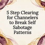 Decorative title card for self sabotage clearing