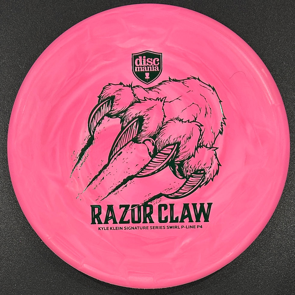 Thumbnail: Discmania Razor Claw - Kyle Klein Signature Series Swirl Flex 2 P-Line P4