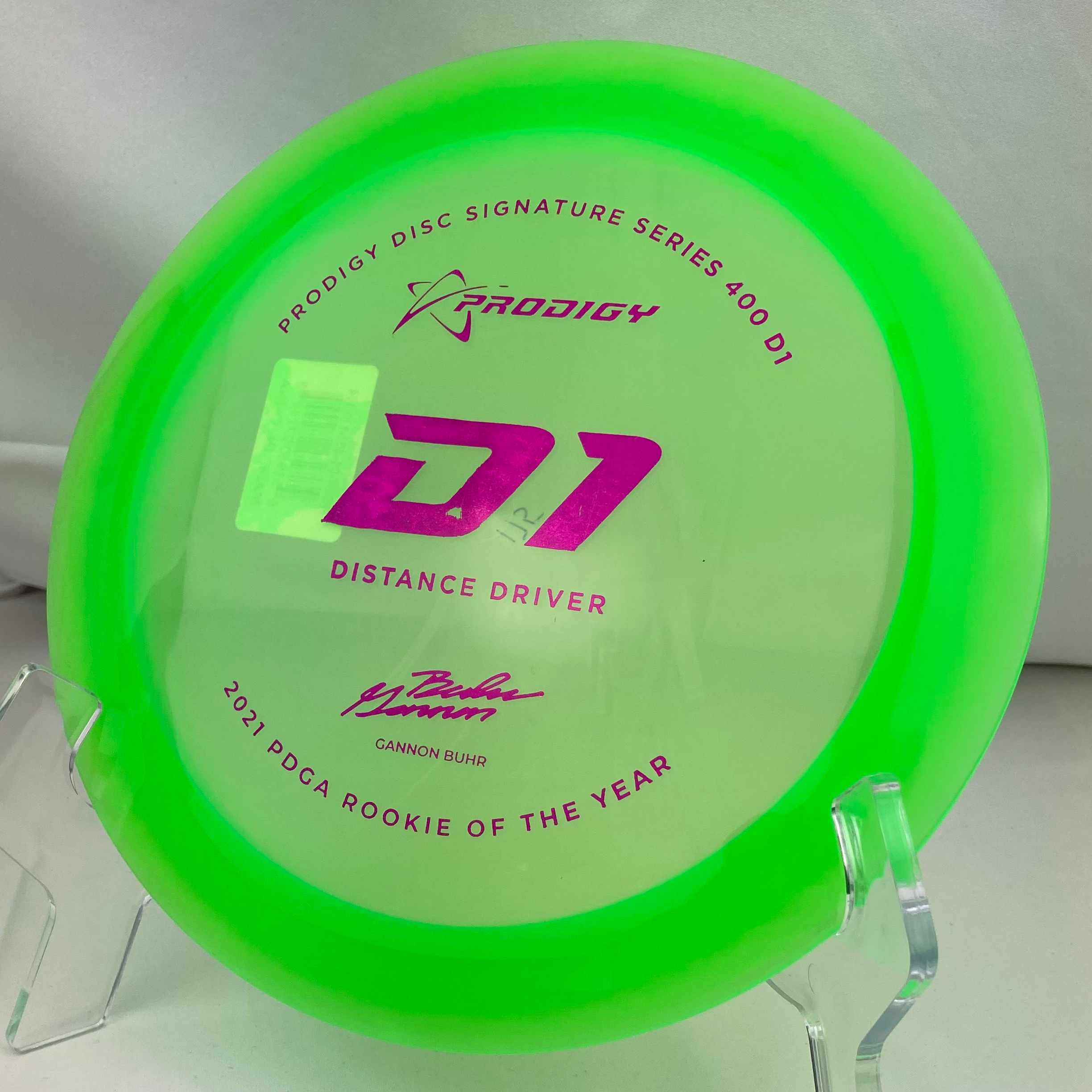 Prodigy D1 - Gannon Buhr 2022  - 400 Plastic