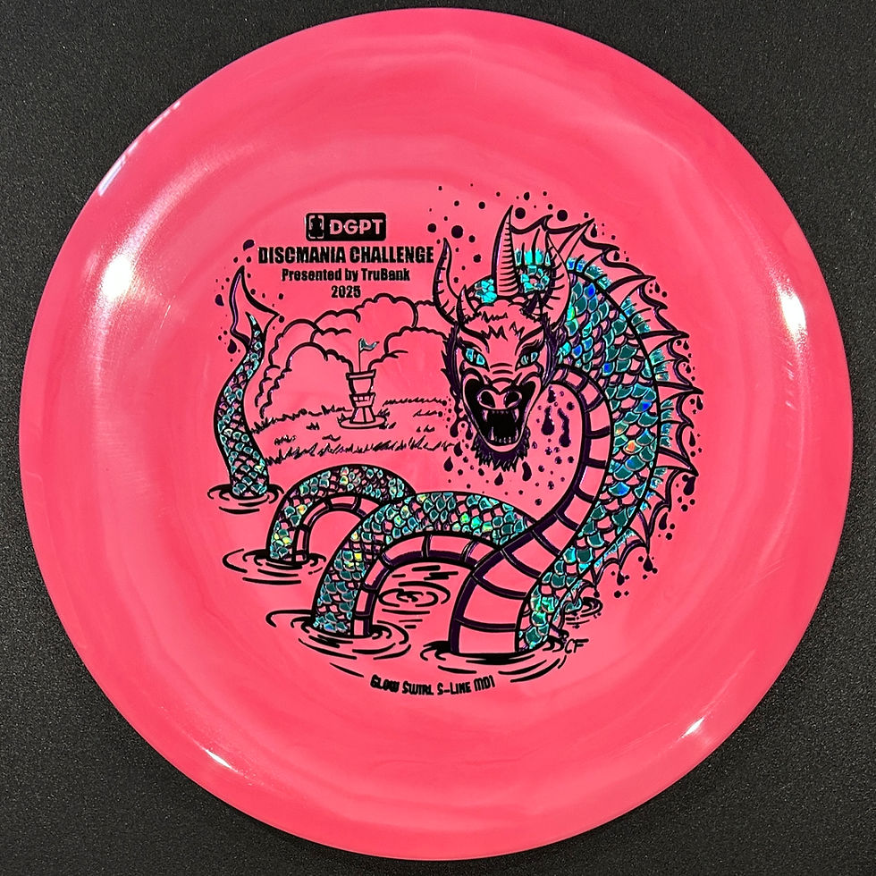 Thumbnail: Discmania Glow Swirl S-Line MD1 Midrange (Discmania Challenge)