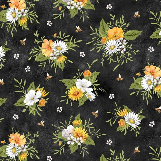 #82350 Honey Bee Honey Bee Col. 101 Floral Black