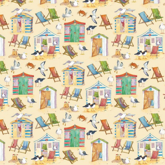Nutex Coastal Beach Huts Beige 82290 Col 2