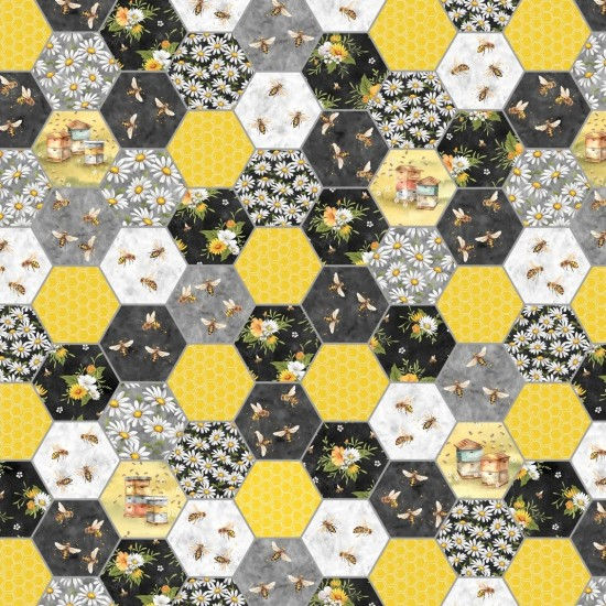 #82350 Honey Bee Honey Bee Col. 105 Honeycomb Multi