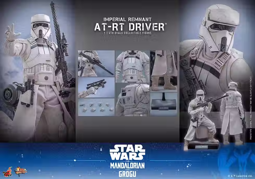 Thumbnail: Hot Toys 1/6 Imperial Remnant AT-RT Driver - The Mandalorian & Grogu