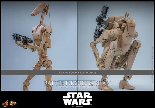 Hot Toys 1/6 Battle Droid & STAP - Star Wars - The Phantom Menace
