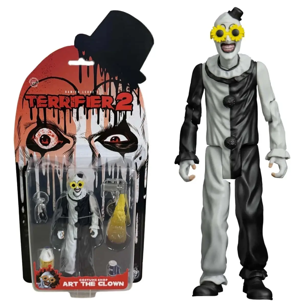 Terrifier 2 Costume Shop Art the Clown 5" action figure Trick or Treat