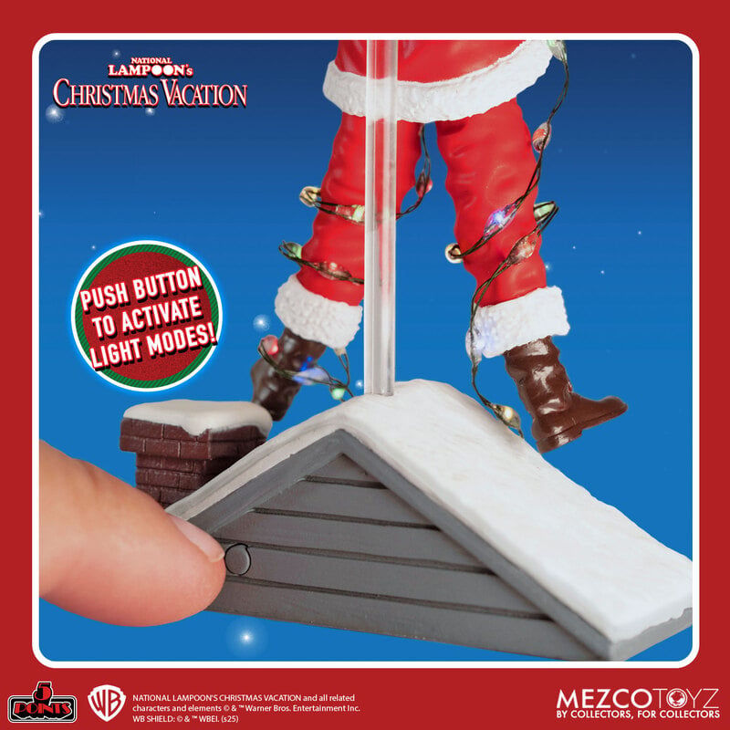 Thumbnail: MEZCO National Lampoon's Christmas Vacation Light Shock Clark Griswold Figure