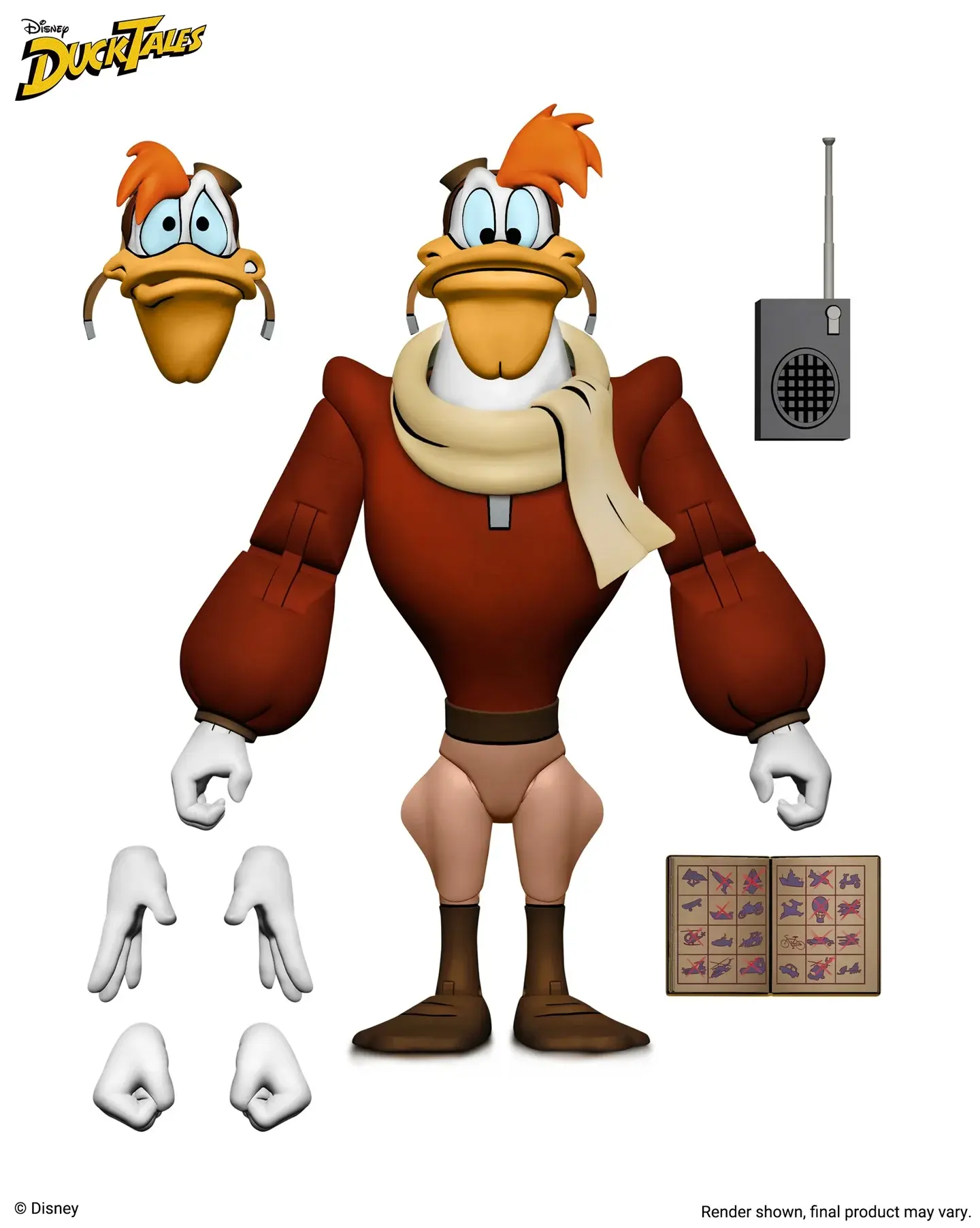 DuckTales Ultimate Launchpad McQuack 7" NECA Action Figure