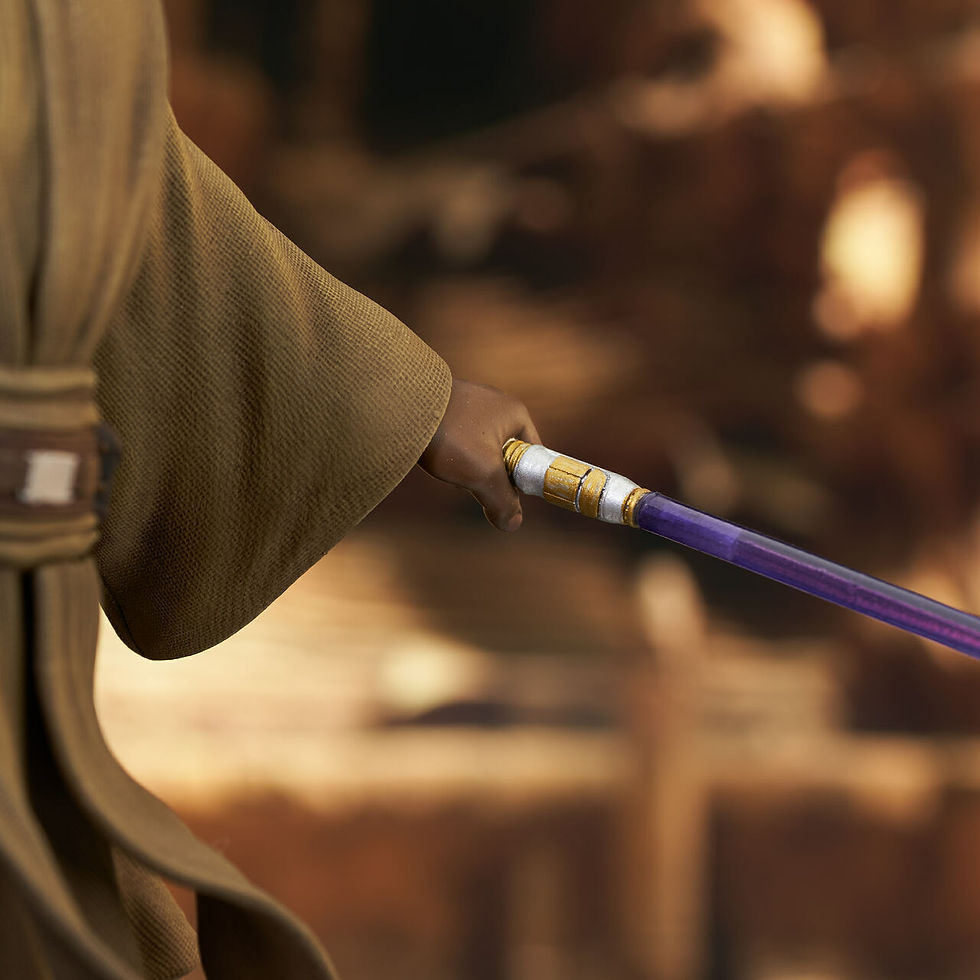 Thumbnail: Gentle Giant Star Wars Attack of the Clones Mace Windu Premier Collection Statue