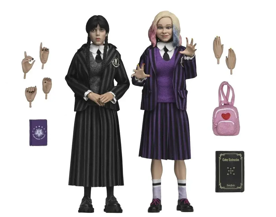 NECA Wednesday & Enid Clothed Action Figure Two-Pack