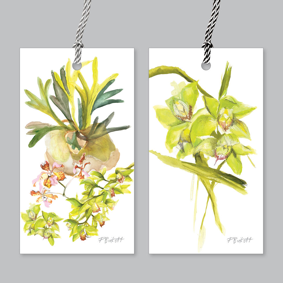 Thumbnail: Orchid Oasis Multi Pack Gift Tags