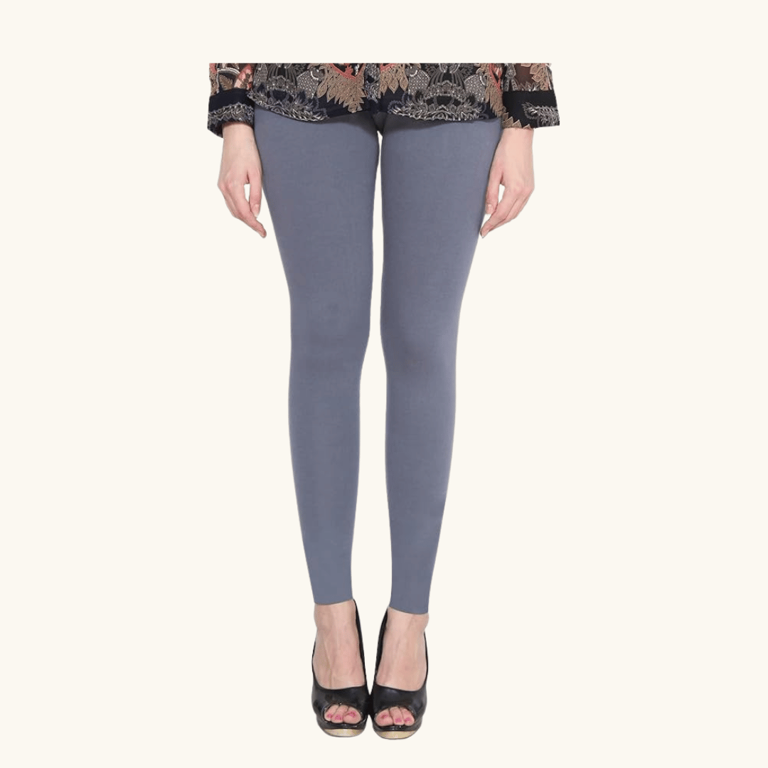 Ankle length gray leggings