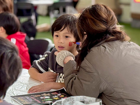 ららぽーと安城/ 参加型巨大チョークアート/ アウトドアチョークアートパーク/ フェイスペイント/ ダンボールトレイン/ 愛知県常滑市/ #愛知県 #ファミリーイベント #アートイベント