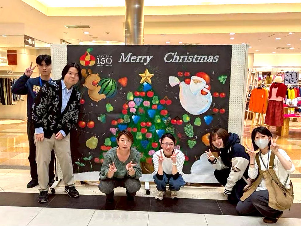 エスパル山形/ 参加型巨大チョークアート/ ライブペイント/山形県山形市/ ＃山形県 ＃ファミリーイベント #アートイベント