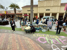 神戸三田プレミアム・アウトレット/ アウトドアチョークアートパーク/ダンボールトレイン/チョークアート号/兵庫県神戸市/ #兵庫県 #ファミリーイベント #アートイベント