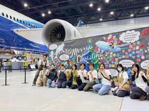 中部国際空港セントレア/ 参加型巨大チョークアート/ ウォールチョークアート/ 愛知県常滑市/ #愛知県 #ファミリーイベント #アートイベント