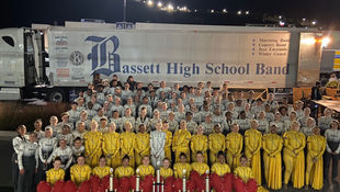 Bassett High School marching band wins state championship competition