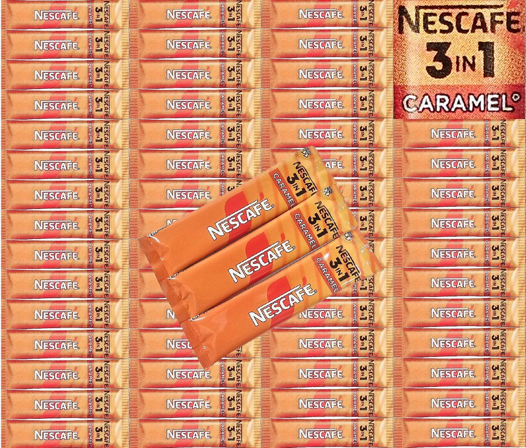 Nescafe 3in1 Original Caramel Coffee Sachets | Instant Sweet White Coffee