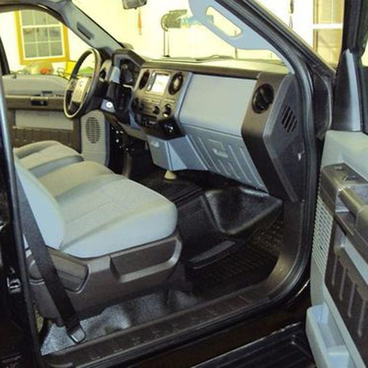Clean truck interior after detailing service
