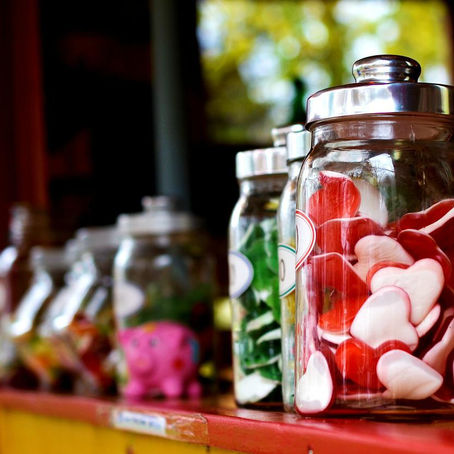 A Decorated Candy Jar for Teacher's Day