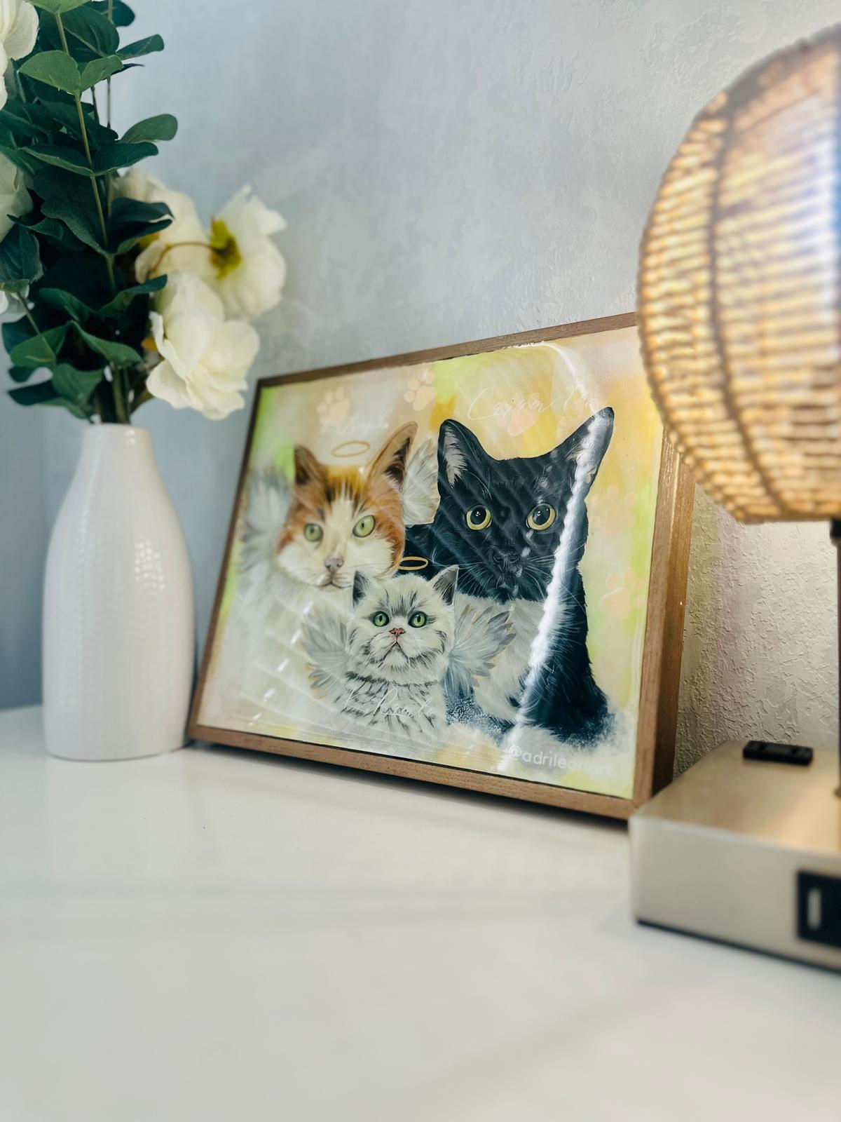 Canvas custom Hand - Painted 7.87 x 11.81 inch (20 x 30 cm)