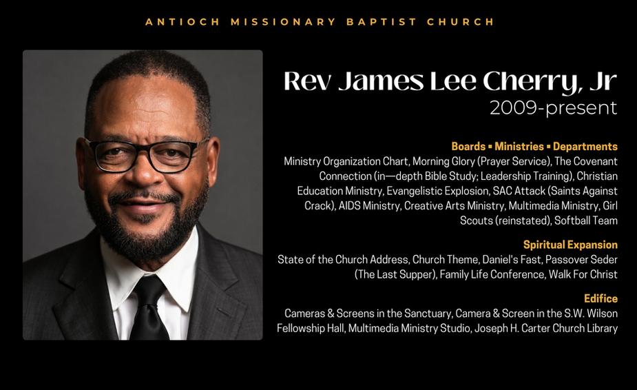 Rev James L Cherry, Jr